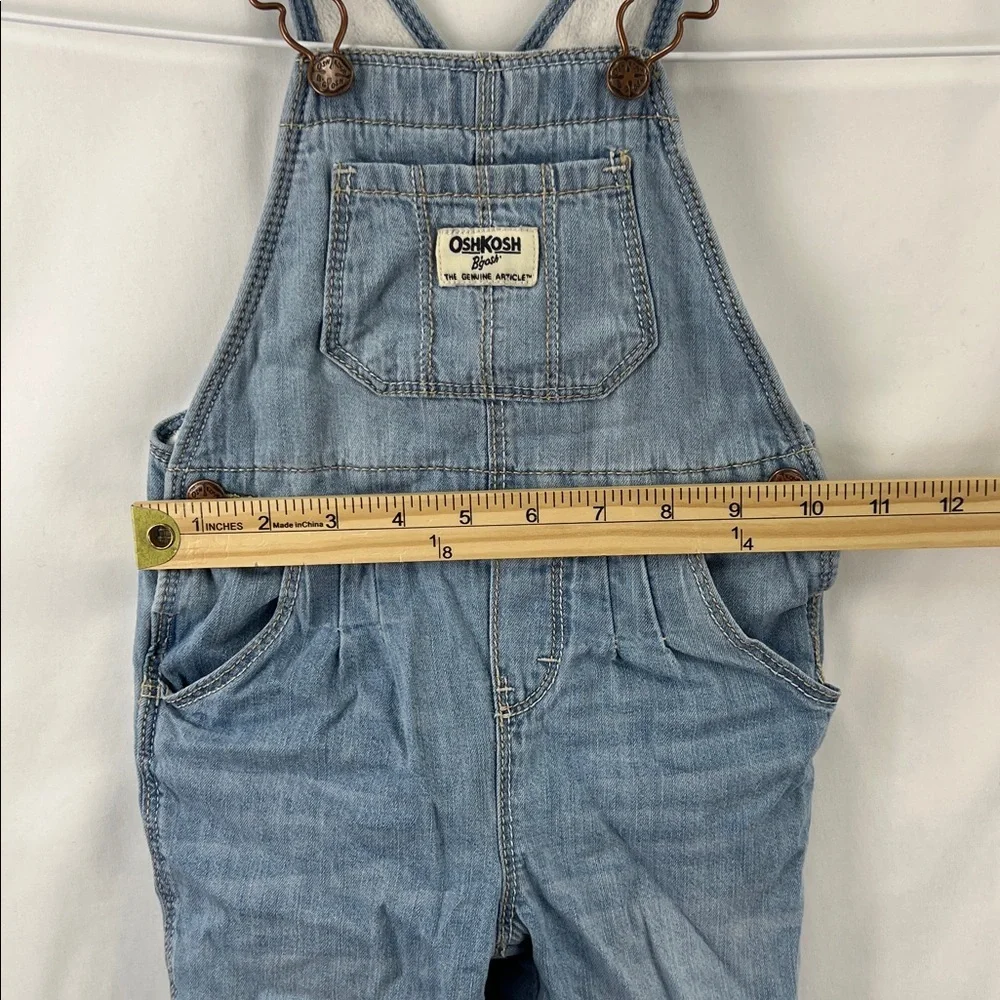 Osh Kosh - Overalls - Jeans - Fleece Lined - Med/Light Blue - 24 months